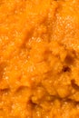 Raw Organic Cooked Pumpkin Puree Royalty Free Stock Photo