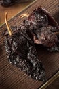 Raw Organic Dry Ancho Chili Royalty Free Stock Photo