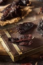 Raw Organic Dry Ancho Chili Royalty Free Stock Photo
