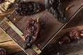 Raw Organic Dry Ancho Chili Royalty Free Stock Photo