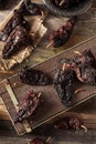 Raw Organic Dry Ancho Chili Royalty Free Stock Photo