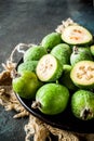 Raw organic feijoa