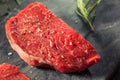 Raw Organic Grass Fed Sirloin Steak Royalty Free Stock Photo