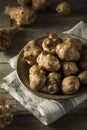 Raw Organic Jerusalem Artichoke Sunchokes