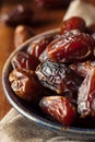 Raw Organic Medjool Dates Royalty Free Stock Photo