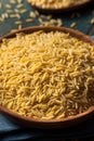 Raw Organic Orzo Pasta Royalty Free Stock Photo