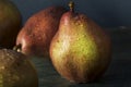 Raw Organic Red Anjou Pears Royalty Free Stock Photo