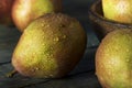 Raw Organic Red Anjou Pears Royalty Free Stock Photo