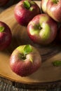Raw Organic Red Mcintosh Apples Royalty Free Stock Photo