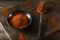 Raw Organic Red Paprika Spice Royalty Free Stock Photo