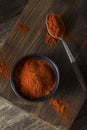 Raw Organic Red Paprika Spice Royalty Free Stock Photo