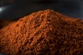 Raw Organic Red Paprika Spice Royalty Free Stock Photo