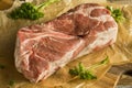 Raw Organic Red Pork Shoulder Royalty Free Stock Photo