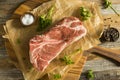 Raw Organic Red Pork Shoulder Royalty Free Stock Photo