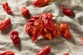 Raw Organic Spicy Bhut Jolokia Ghost Peppers