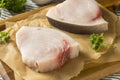 Raw Organic Swordfish Steak Filets Royalty Free Stock Photo