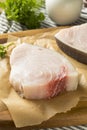 Raw Organic Swordfish Steak Filets Royalty Free Stock Photo