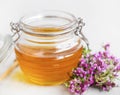 Raw organic thyme honey