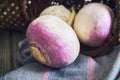 Raw organic turnip