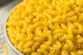 Raw Organic Uncooked Macaroni Noodles