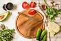 Raw organic vegetable in season on cooking table. Top view.Copy space for text.Clean eating diet. Diet food concept. Healthy food Royalty Free Stock Photo