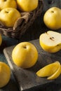 Raw Organic Yellow Asian Apple Pears Royalty Free Stock Photo