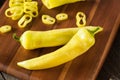 Raw Organic Yellow Banana Peppers