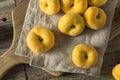 Raw Organic Yellow Donut Saturn Peaches Royalty Free Stock Photo