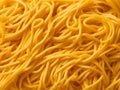 raw organic yellow spaghetti ready to cook