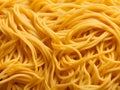 raw organic yellow spaghetti ready to cook