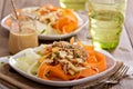 Raw pad thai salad Royalty Free Stock Photo