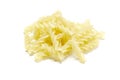 Raw pasta close-up