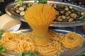 Raw pasta and noodles Royalty Free Stock Photo