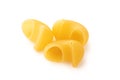 Group of Pipe rigatte shape of pasta Royalty Free Stock Photo