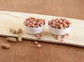 Raw Peanut Healthy Food in Bowls