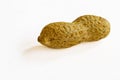 Raw peanut isolated white background Royalty Free Stock Photo