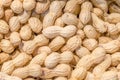 Raw Peanuts as background. Royalty Free Stock Photo