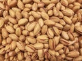 Raw pistachio nuts background texture or concept Royalty Free Stock Photo