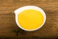 Raw polenta Royalty Free Stock Photo