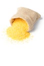 Raw polenta Royalty Free Stock Photo