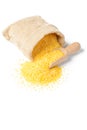 Raw polenta Royalty Free Stock Photo