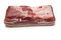 Raw Pork Belly meat Royalty Free Stock Photo