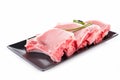 Raw pork chop Royalty Free Stock Photo