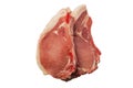 Raw pork chop Royalty Free Stock Photo