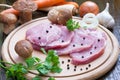 Raw pork chops Royalty Free Stock Photo