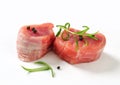 Raw Pork Fillet Medallions