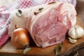 Raw pork knuckle Royalty Free Stock Photo