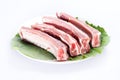 Raw pork ribs Royalty Free Stock Photo