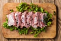 Raw pork ribs Royalty Free Stock Photo