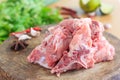 Raw pork ribs Royalty Free Stock Photo